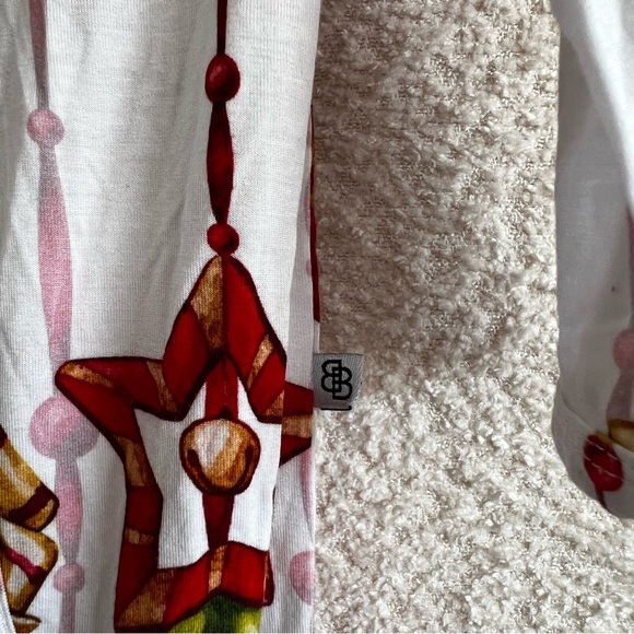 Little Bum‎ Bums Baby Bamboo Christmas One Piece Zip Pajamas Size 9-12 Months - Picture 8 of 11